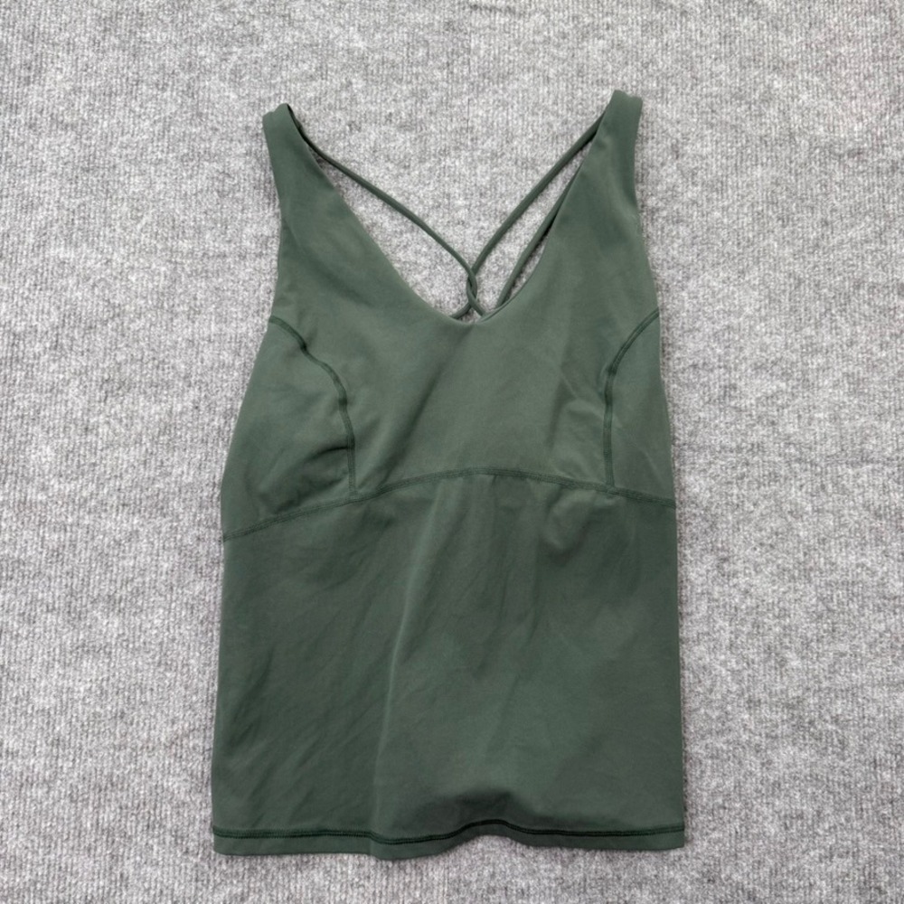 Sweaty Betty Bra Tank Women L Green Yoga Athleisure Gorpcore Activewear Sporty